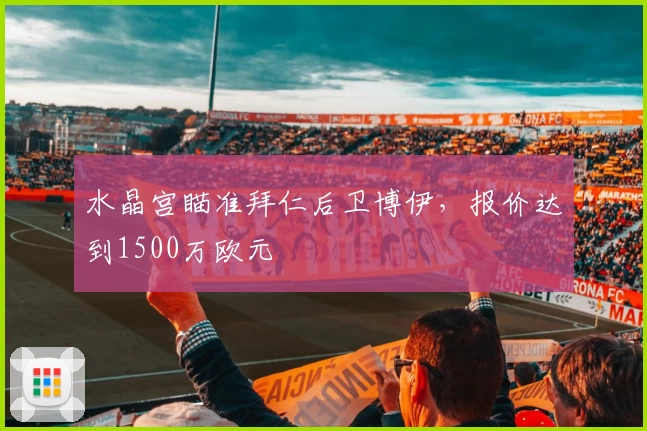 水晶宫瞄准拜仁后卫博伊，报价达到1500万欧元